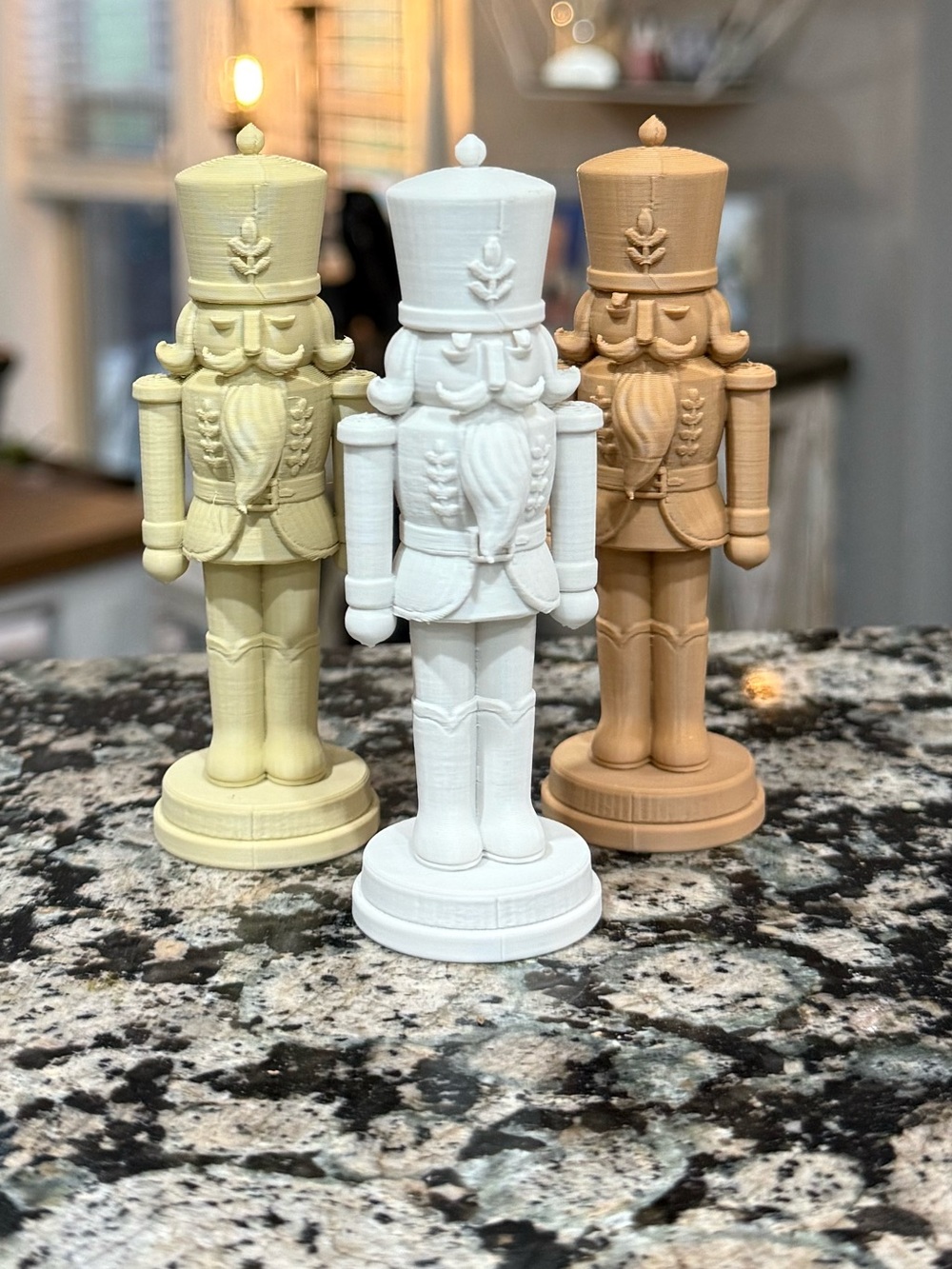 3d printed mini nutcracker set